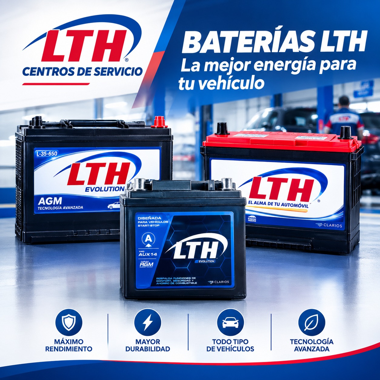 Baterías LTH